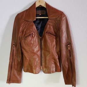 ITAL PELL Authentic Leather Womans Jacket
